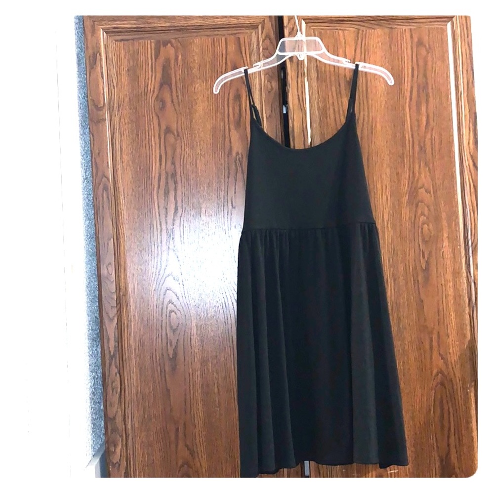Women's Sleeveless Rib Knit Babydoll Dress